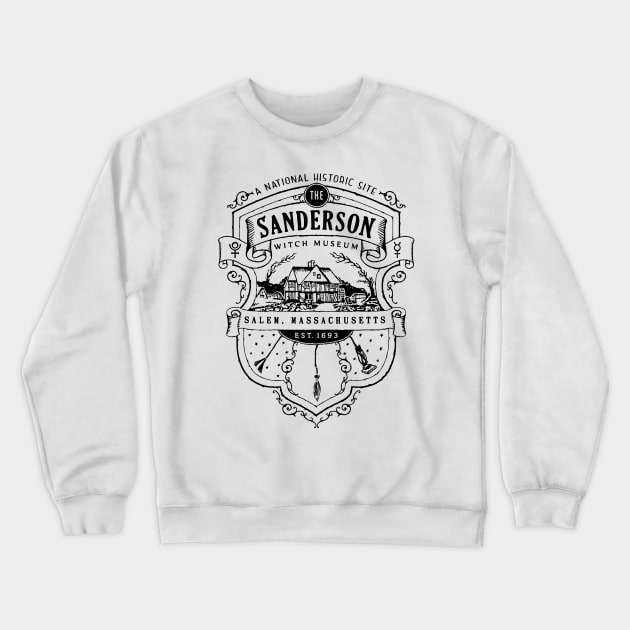 Sanderson Museum-Black Version Crewneck Sweatshirt by ManuelDA